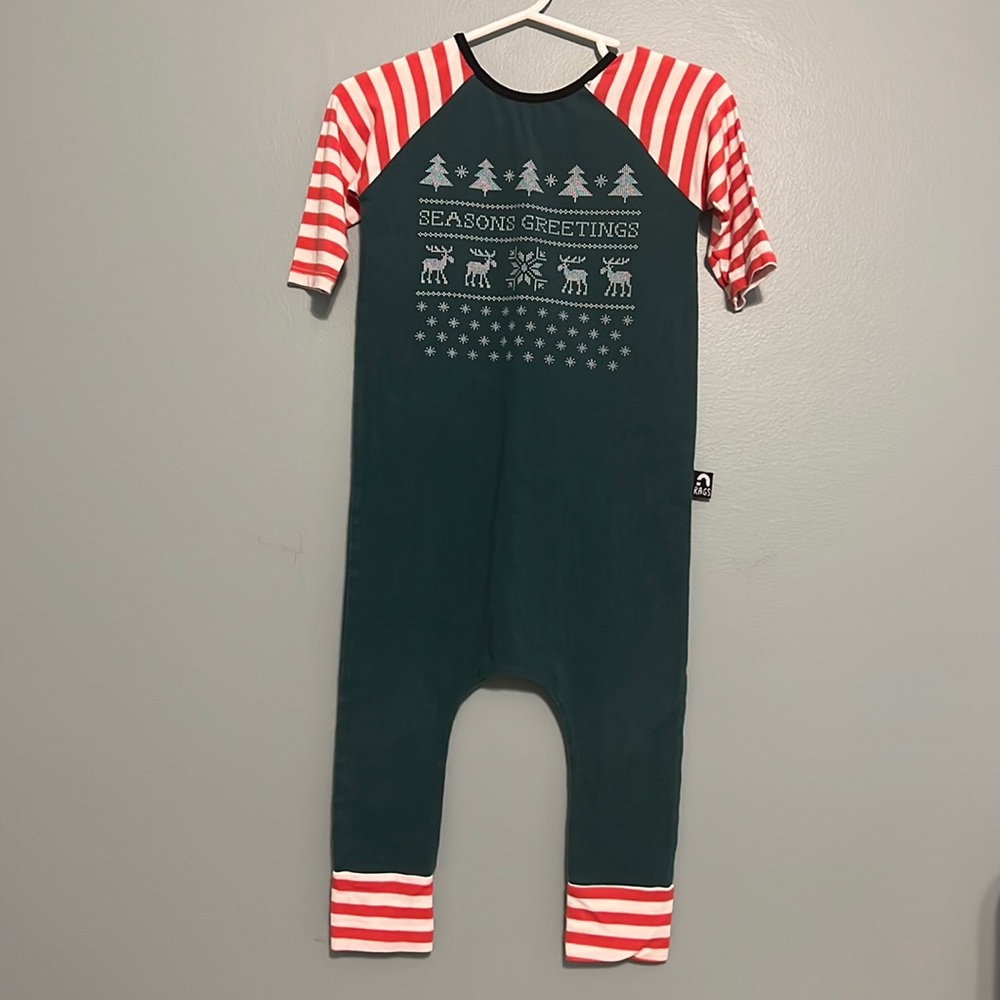 Christmas Rags to Raches Romper